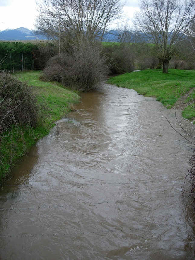 el R�o Fr�o amaga con salirse de su cauce