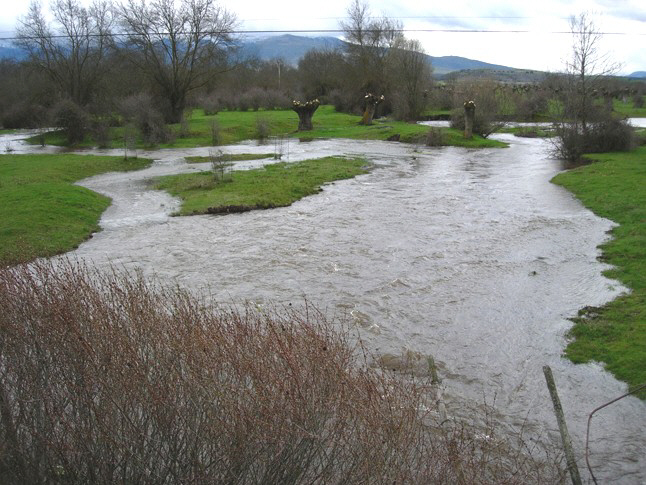 el R�o Fr�o amaga con salirse de su cauce